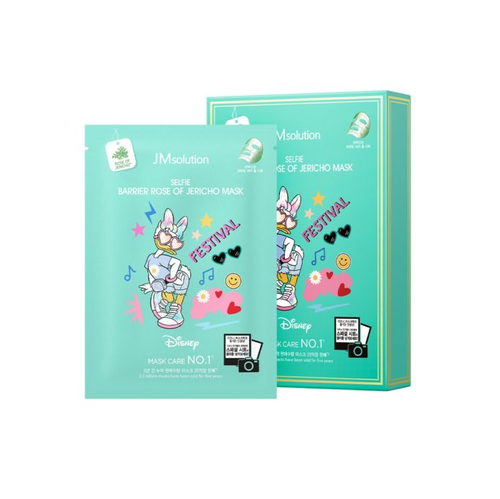 JM SOLUTION Маска-салфетка с экстрактом розы