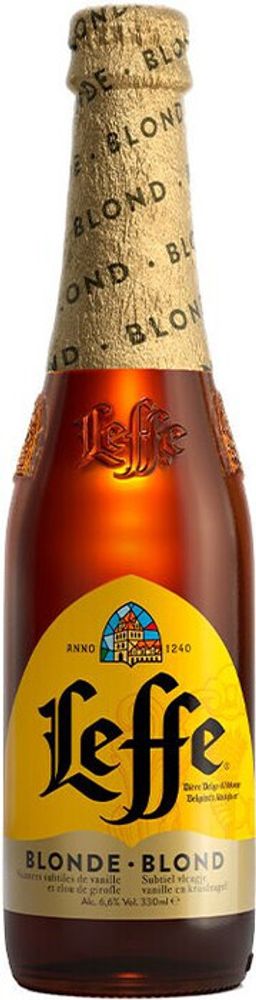 Пиво Леффе Блонд / Leffe Blonde 0.33 - стекло