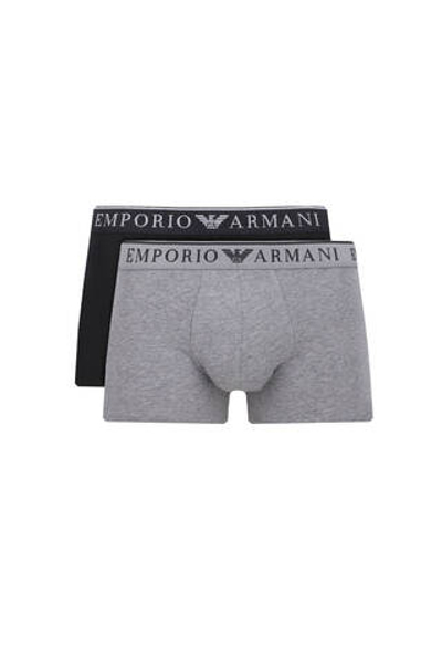 Трусики-боксеры 2шт. Emporio Armani - черный(111769 4R720)