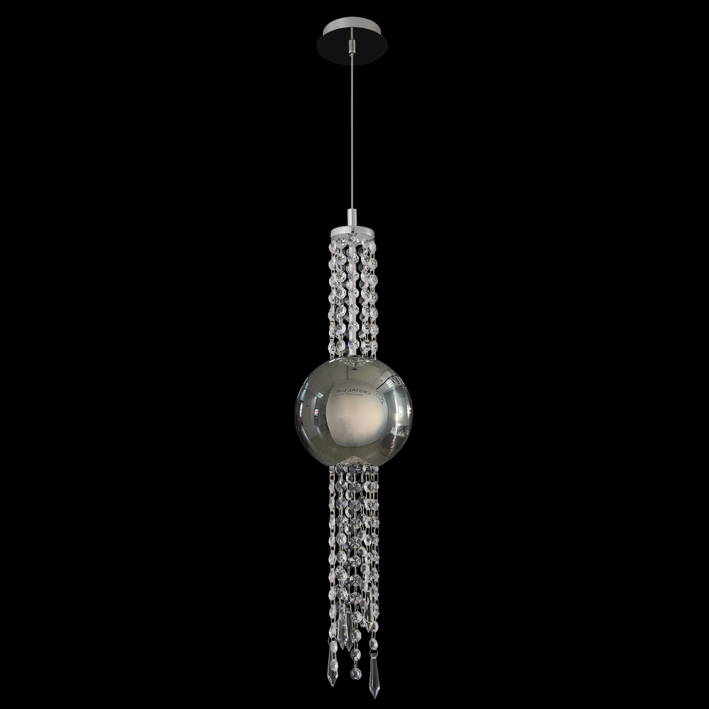 Светильник подвесной Crystal Lux NAVAJO SP3W LED CHROME
