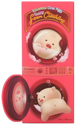 Ягодная пенка для умывания Elizavecca Clean Piggy Pinkenergy Foam Cleansing 120 мл.