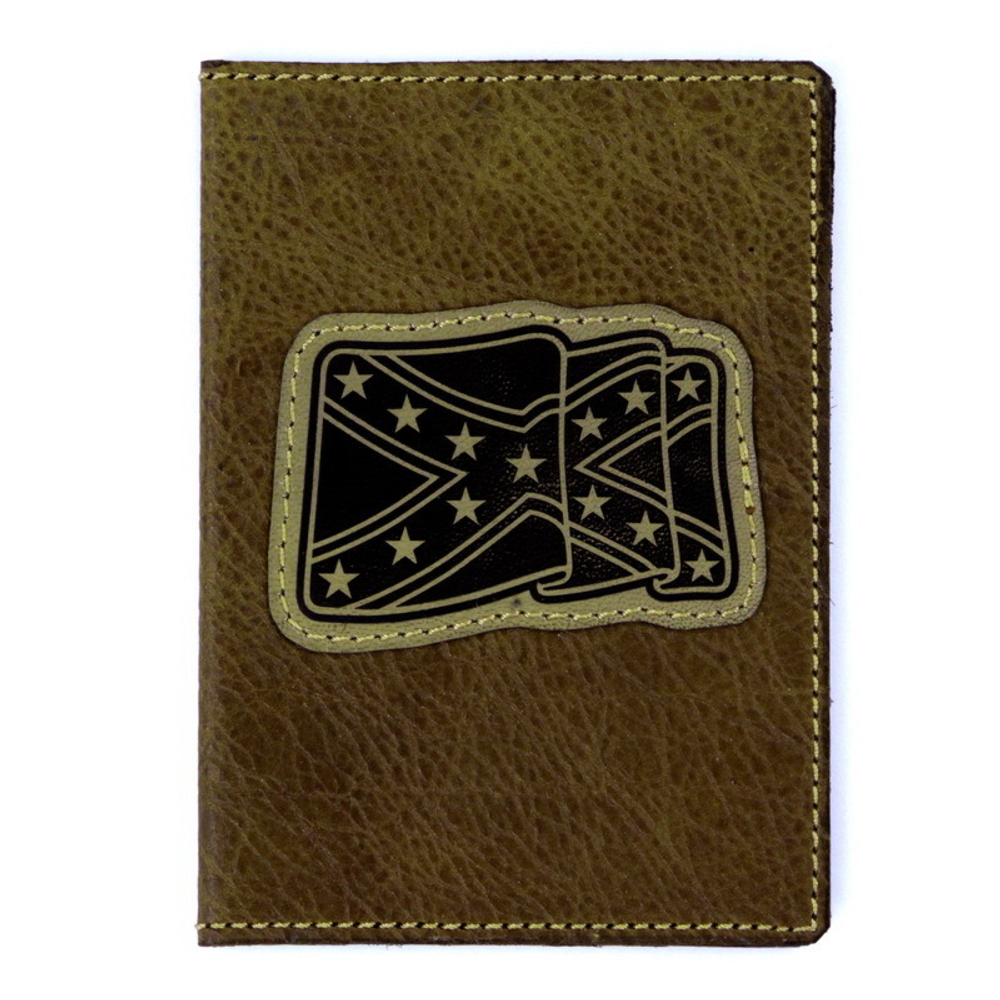 Обложка для паспорта Конфедерация коричневая