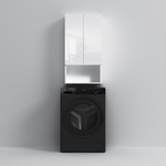 Шкаф навесной с дверками и открытой полкой, 50 см, белый глянец AM.PM X-Joy M85CHX05021WG