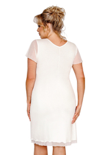 Ivana plus nightdress Ecru Donna