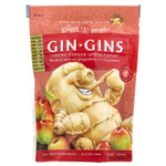 The Ginger People, Gin Gins®, жевательная конфета с имбирем и яблоком, пряное яблоко, 84 г (3 унции)