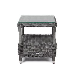 "Форио" столик кофейный из искусственного ротанга, цвет графит