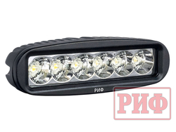 Светодиодная фара дальнего света РИФ 160 мм 18W LED SM-6180P