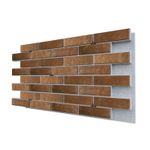 Негорючая термопанель ППС PRO Paradyz Scandiano Rosso Elewacja 0,60 м², 1020x600 мм