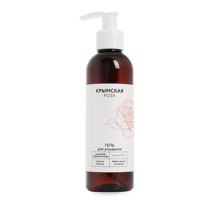 Гель для умывания "Эффективное очищение" на основе гидролата розы