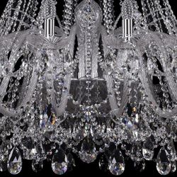 Подвесная люстра Bohemia Ivele Crystal 1411 1411/24/530/Ni