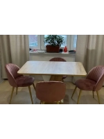 Стол кухонный обеденный раздвижной 120,1х80х75,5 см