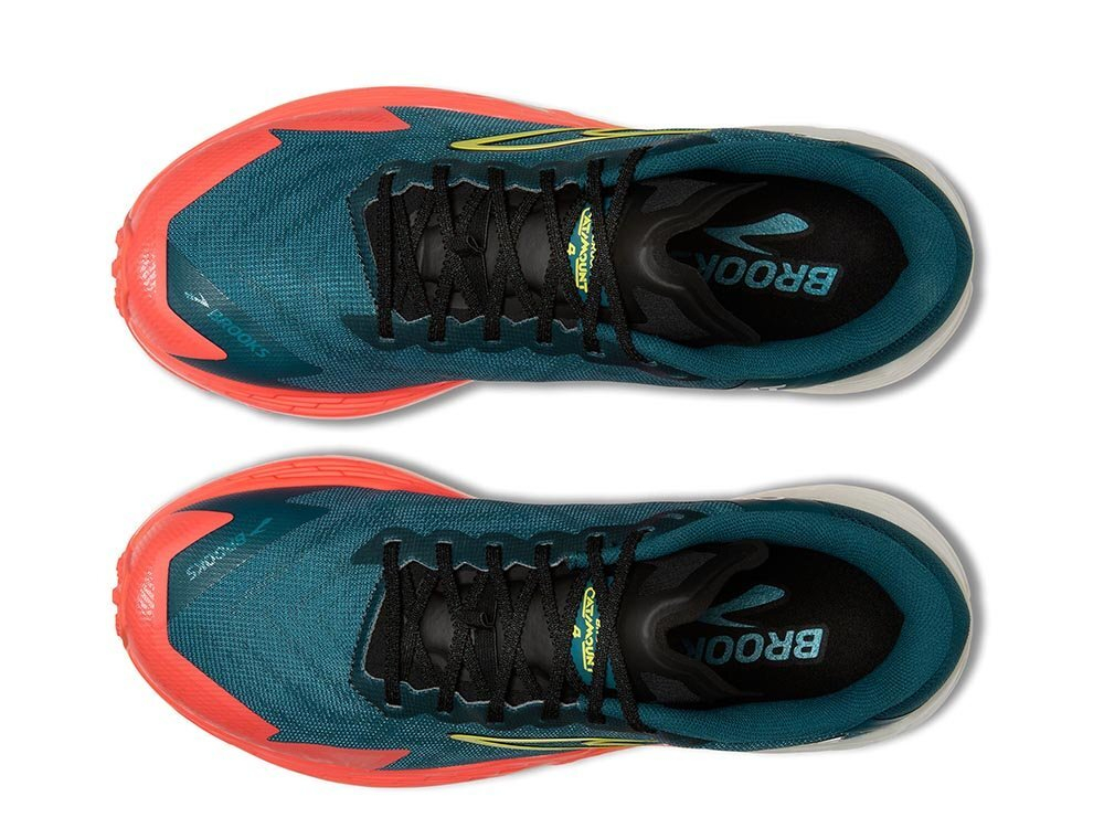 Кроссовки для бега мужские Brooks Catamount 4 M Сине-Коралловые