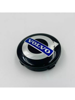 Колпачки заглушки на литые диски с эмблемой Volvo 64 мм 4 шт