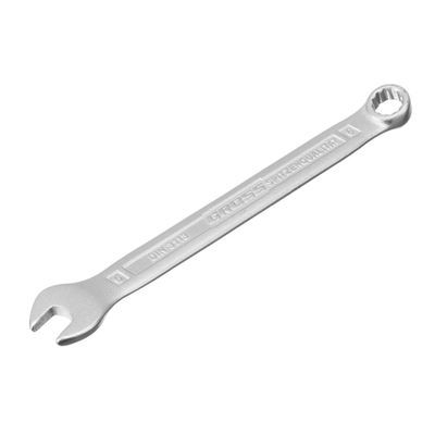 Ключ комбинированный 6 мм, CrV, холодный штамп Gross