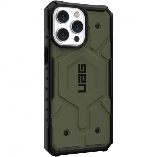 Чехол с поддержкой MAGSAFE Uag Pathfinder для iPhone 14 Pro Max 6.7", цвет оливковый (Olive)