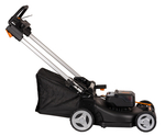 Газонокосилка аккумуляторная WORX WG748E 46 см бесщеточная 40В 4Ач х2 ЗУ 2А х2 коробка