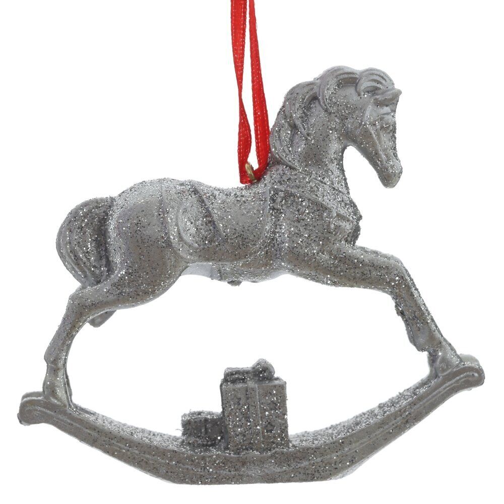 GAEM Фигурка декоративная подвесная "Лошадка-качалка", L10 W2,5 H8,5 см, 2в.