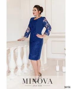 Платье 385А-электрик Minova