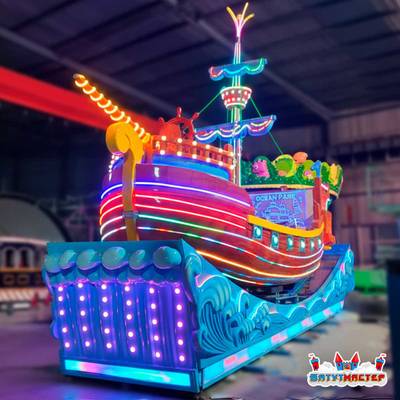 Детская летающая машина «Корабль», 8 мест, 7×4×4,5 м