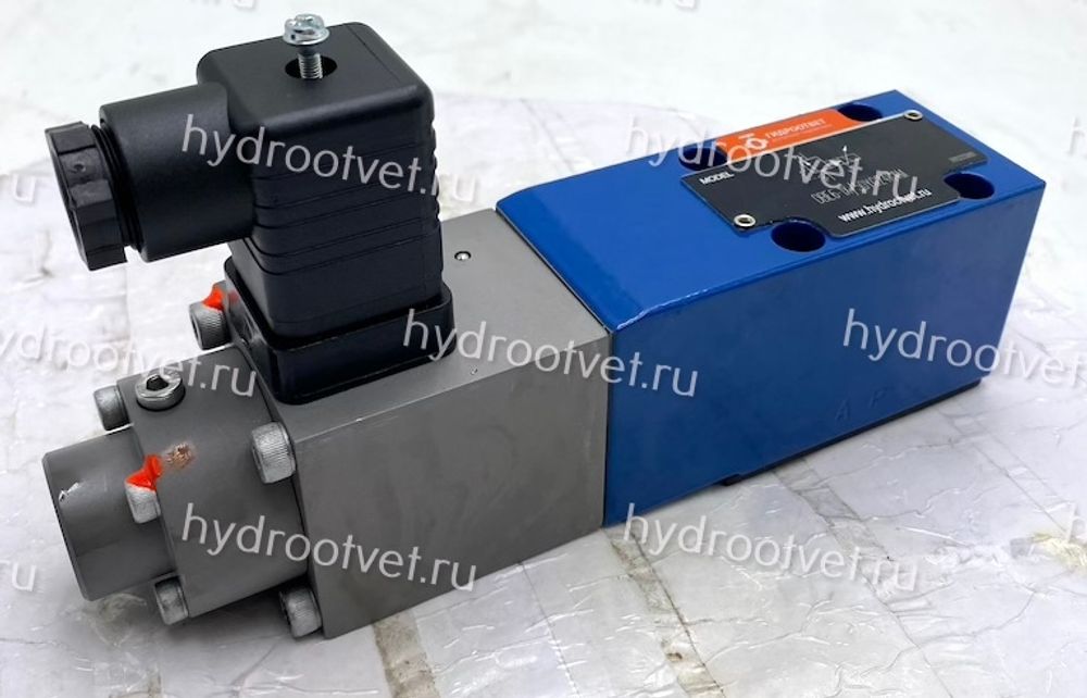 DBE6-1X/315G24K4M - Пропорциональный предохранительный клапан Ду6 (расход до 15 л/мин), давление регулировки до 315 бар, встроенные усилитель = нет, монтаж - на плиту