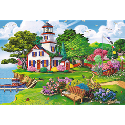 Puzzle "501" - Summer Haven / Wooden Puzzles