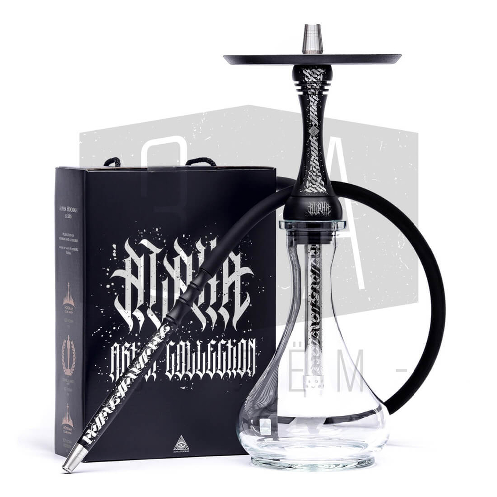 Кальян Alpha Hookah Model X Artist Collection (Black Matte)