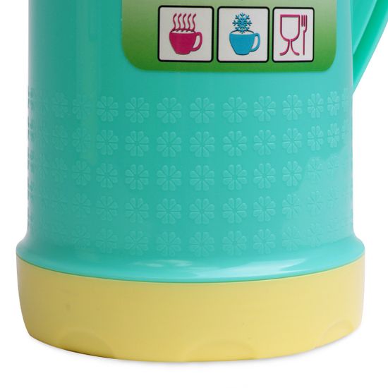 Термос 450 мл пластиковый со стеклянной колбой (2 чашки) Kamille KM-2078