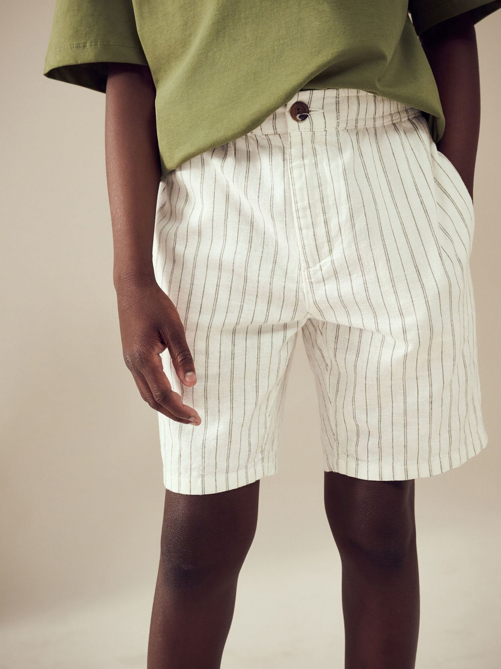 Шорты для мальчика Next AC6-196, Молочный