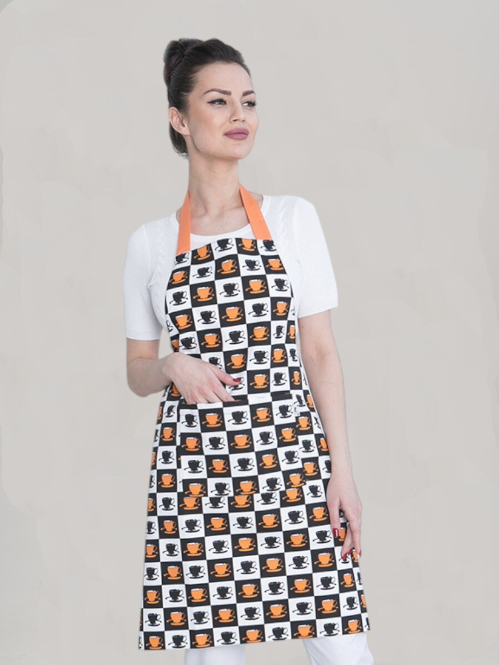 Поварской фартук | Ф-208/1 а тередо принт