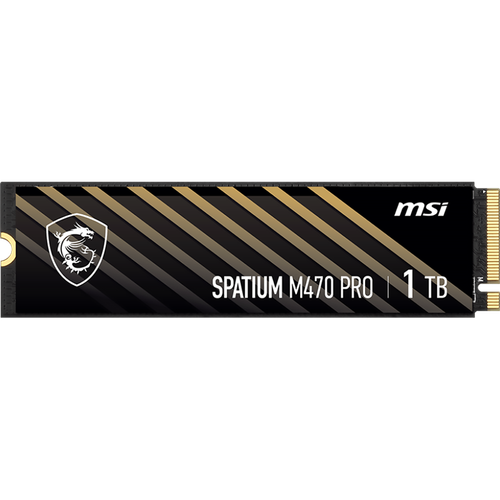 Твердотельный накопитель SSD MSI SPATIUM M470 Pro 1000 Gb (S78-440L0J0-P83)