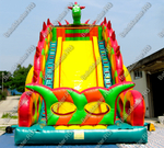 Батут-горка "Дракон 3" с шипами, два входа 11*6*8,5 м