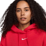 Баскетбольная женская толстовка Nike Sportswear Phoenix Fleece Red Sweatshirt