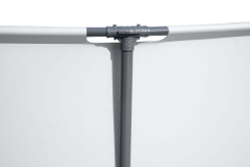 Каркасный бассейн Bestway 549х122 см + фильтр-насос 5678 л/ч, тент, лестница (56462 BW)