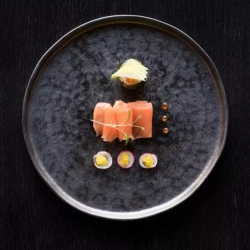 Тарелка 27.2см Costa Nova Lagoa черная