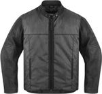 Мотокуртка - ICON 1000 VIGILANTE (текстиль+кожа, черная)