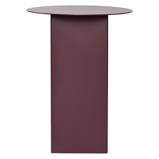 Столик журнальный silje, D38 см, сливовый