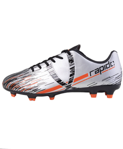 Бутсы футбольные Rapido FG Silver/black, детский