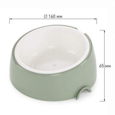 Миска-лего для животных с наклоном "Юта" 0,3л ALTA