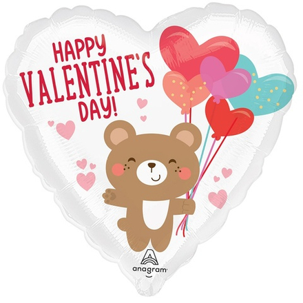 Шар сердце HVD Мишка с шарами