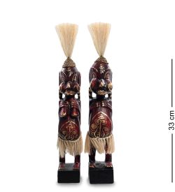 Decor and Gift 22-050 Статуэтка «Асмат» н-р из двух, 33 см