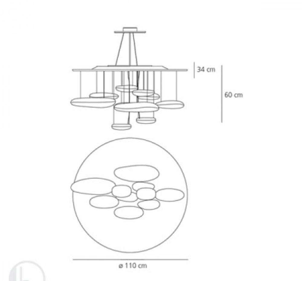 Люстра подвесная Mercury