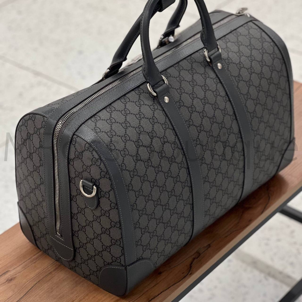 Мужская дорожная сумка Gucci Ophidia Duffle Bag Large серого цвета