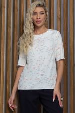 Блуза Джоан (молочная) Б13083-16М LT Collection