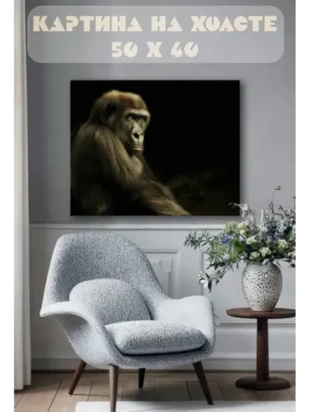 Картина на стену 40 X 50 Обезьяна