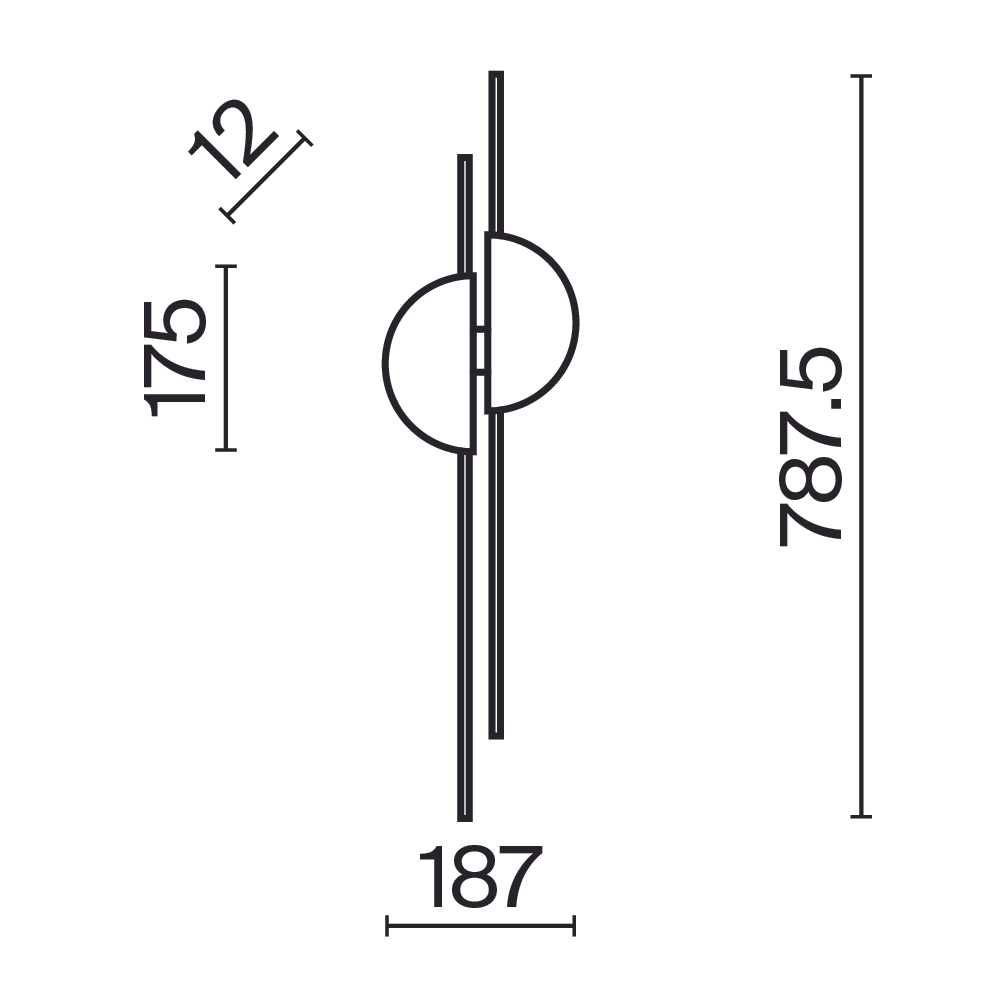 Настенный светильник (бра) Maytoni MOD179WL-L22W4K1