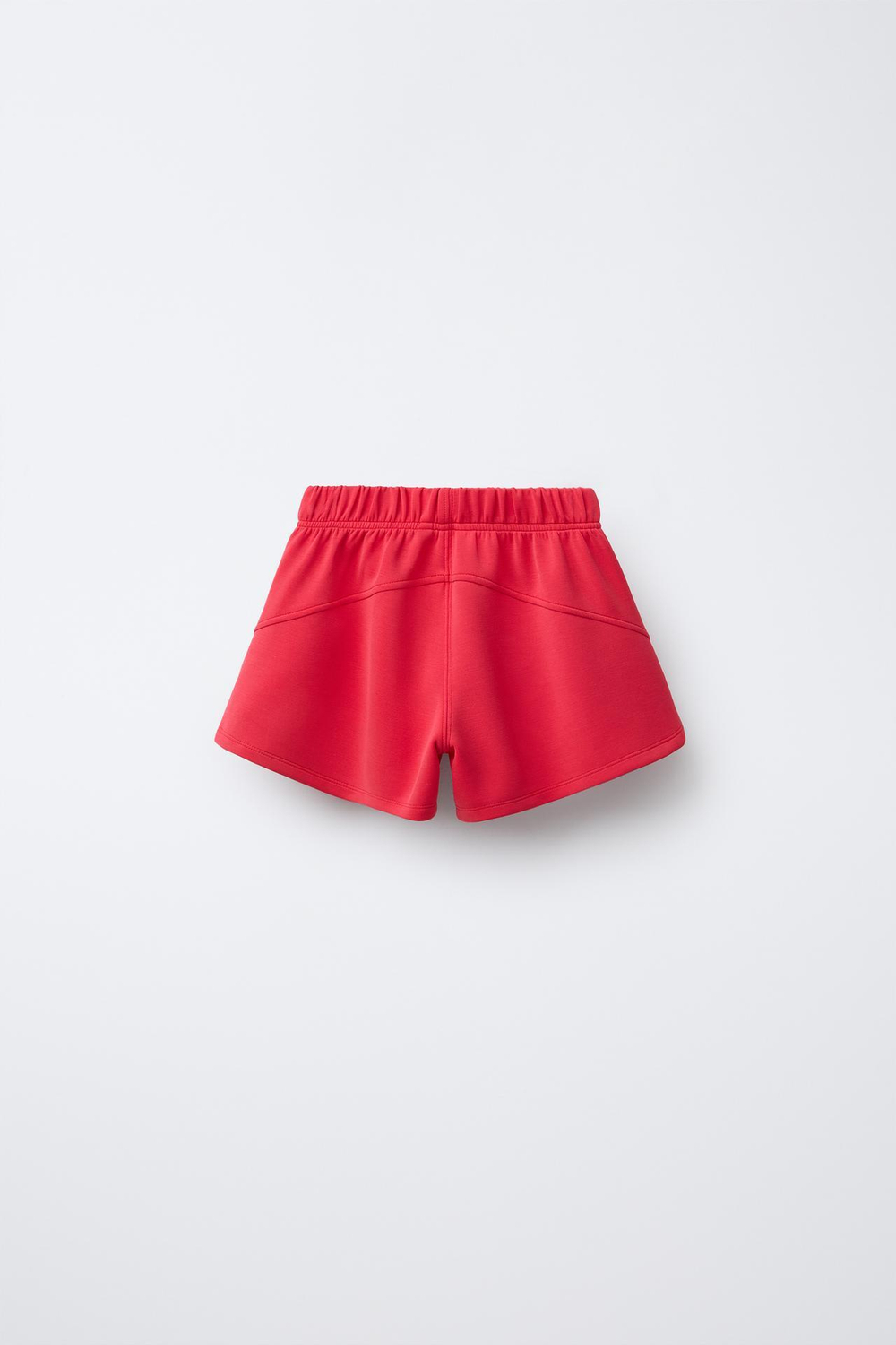 ZARA ШОРТЫ ИЗ СМЕСОВОГО МОДАЛА, КРАСНЫЙ