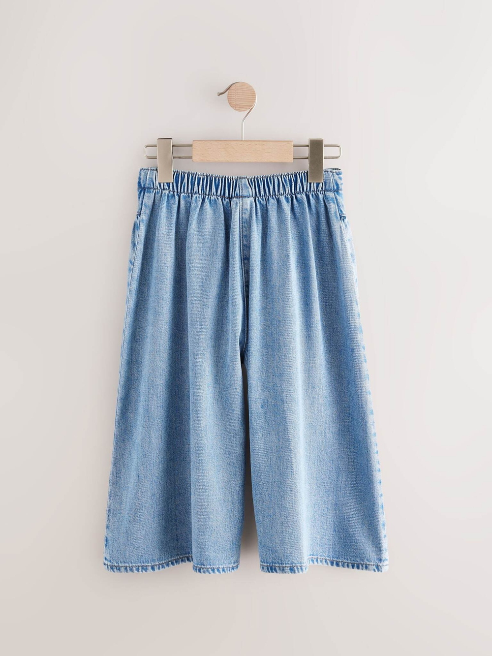 Джинсы широкие для девочки Next E41-667, Синий