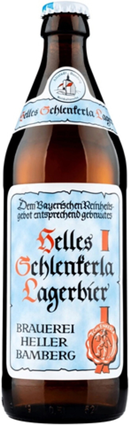 Пиво Шленкерла Хеллес Лагер / Schlenkerla Helles Lagerbier 0.5 - стекло