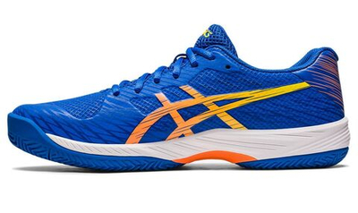 Мужские кроссовки теннисные Asics Gel-Game 9 Clay/OC - tuna blue/sun peach