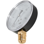 Манометр радиальный STOUT - 1/2" (D100 мм, шкала 0-16 бар)